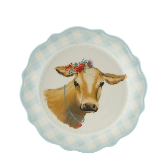 🎁 New Pioneer Woman Novelty 7 Inch Plates with Rack - Picture 4 of 11